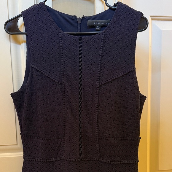 Adelyn Rae Navy Ruffle Dress - Picture 4 of 6